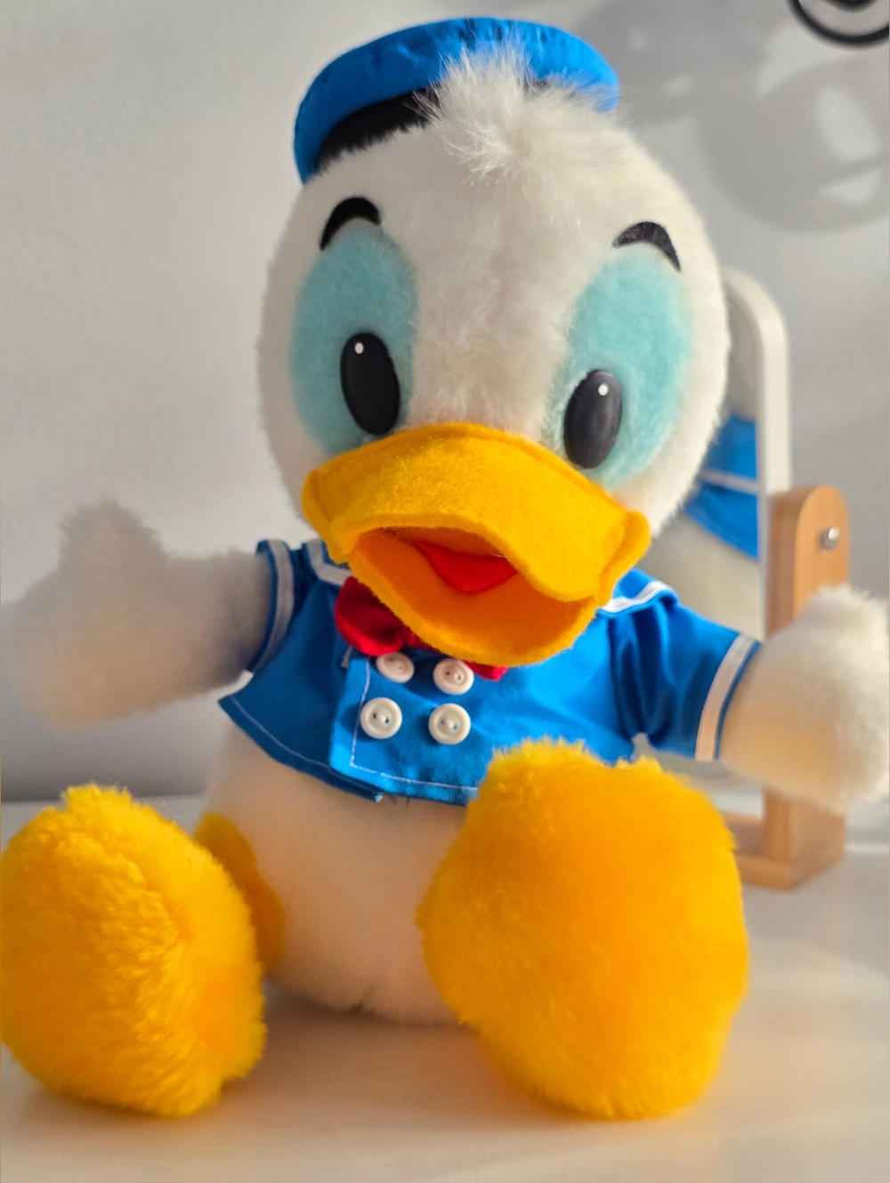 ​Vintage 80s Donald Duck Plush Sun and Star Japan - Walt Disney Productions Rare